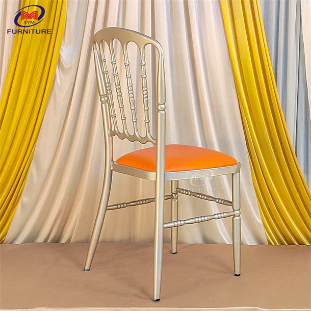 Classic Standard Aluminum Wedding Chiavari Chair 500Lbs Weight Capacity