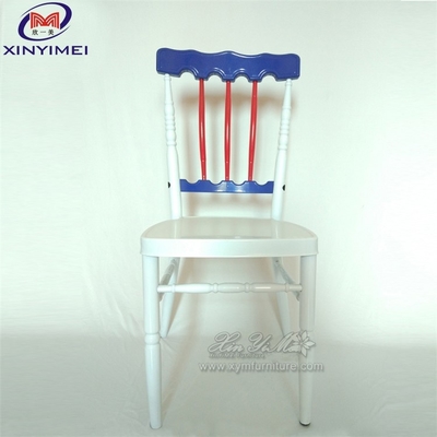 Casual Creative Twee Kleuren Bourgogne IJzeren Eetstoelen IJzeren Napoleon Stoel