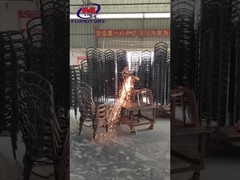 Het Meubilair van de de Stoelgebeurtenis van Crystal Ice Napoleon Back Resin Chiavari voor Huwelijk