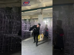 Napoleon/Tiffany/Giovanni Acrylic Resin Chair Wedding Duidelijk Crystal Transparent